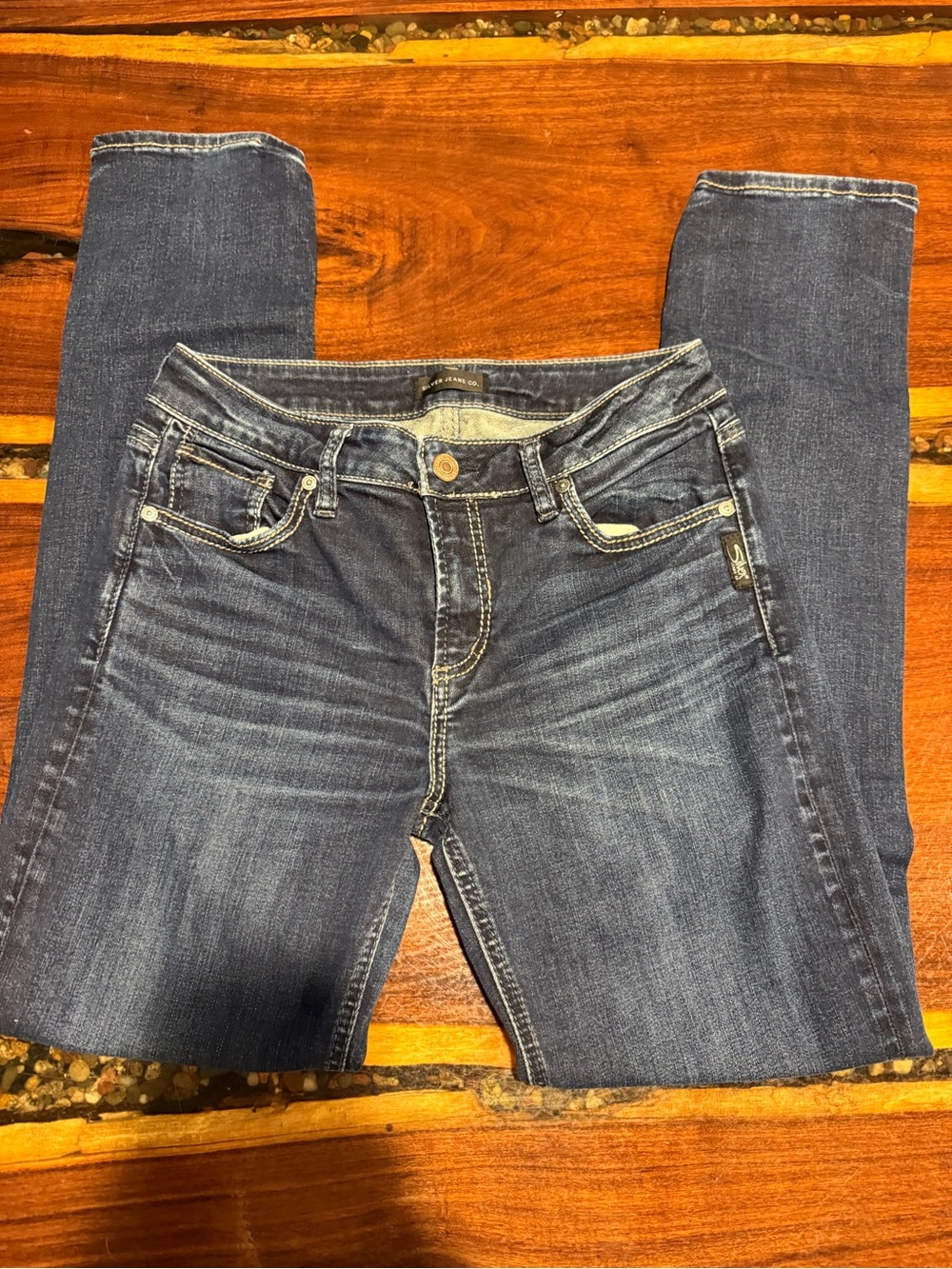 Silver Jean Co straight leg jeans